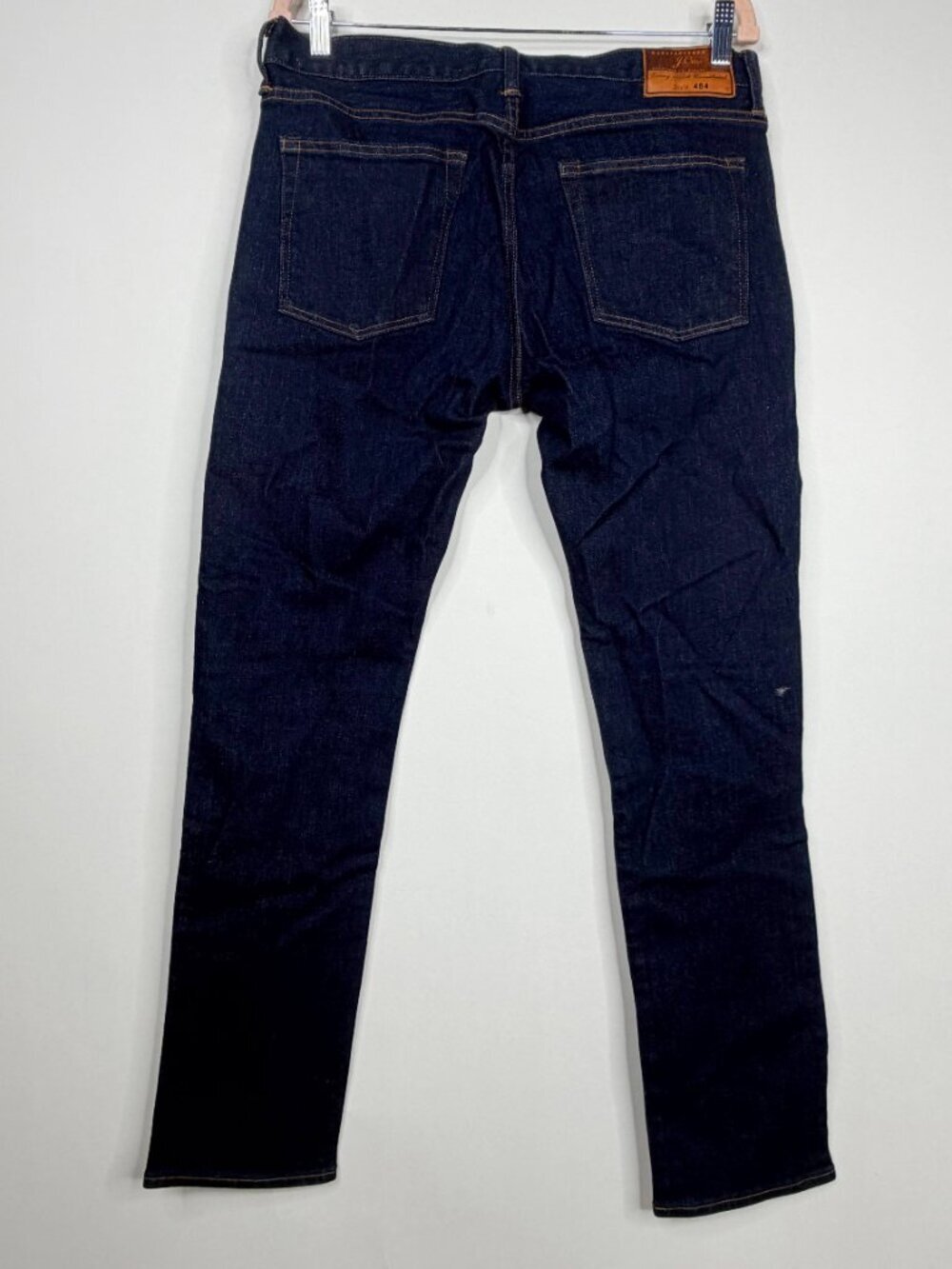 J Crew 484 Jeans Kaihara Japanese Selvedge Denim Mid Rise Dark Wash 33 #A3078 - Picture 4 of 7